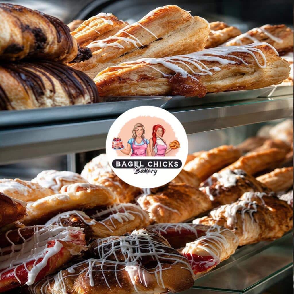 Bagel Chicks Bakery pastries representing a legacy of craft and family baking.